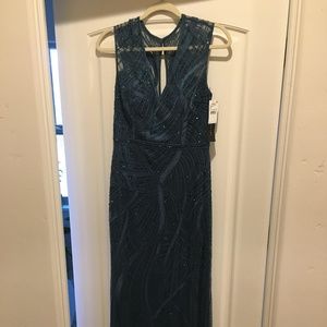 NWT Aidan Mattox Sleeveless/Beaded Formal Dress